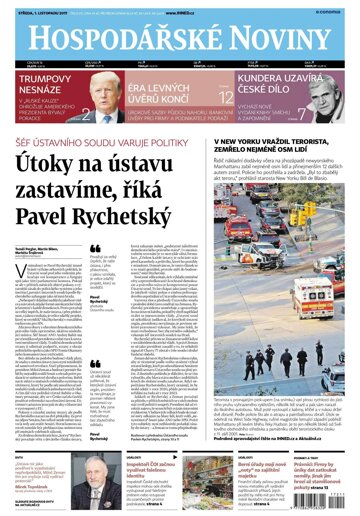 Obálka e-magazínu Hospodářské noviny 211 - 1.11.2017