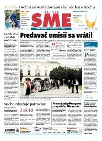 Obálka e-magazínu SME 13.7.2012
