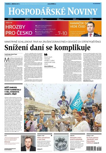 Obálka e-magazínu Hospodářské noviny 044 - 4.3.2019