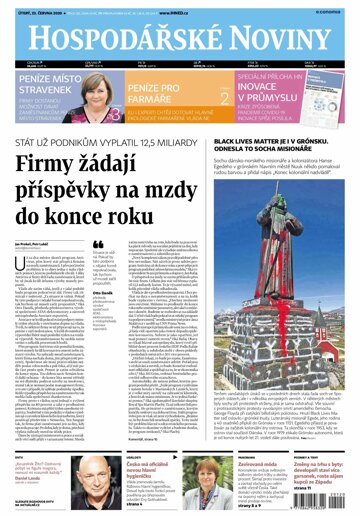 Obálka e-magazínu Hospodářské noviny 120 - 23.6.2020
