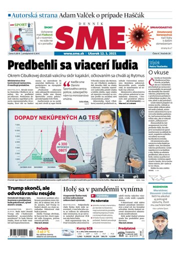 Obálka e-magazínu SME 12-1-2021