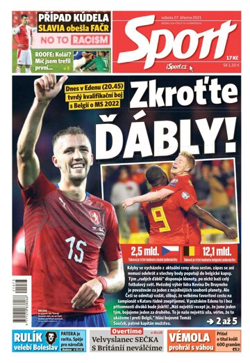 Obálka e-magazínu Sport 27.3.2021