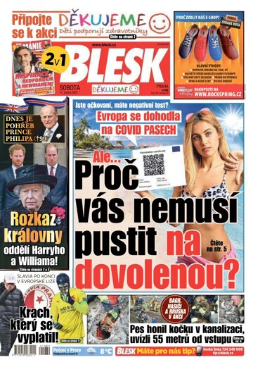 Obálka e-magazínu Blesk 17.4.2021
