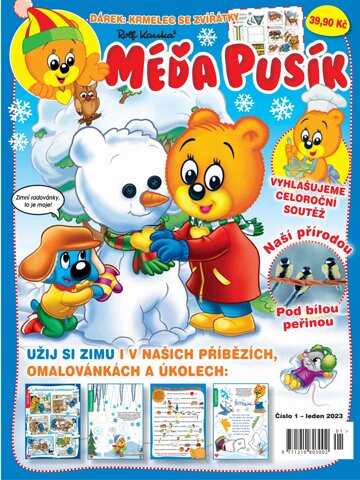 Obálka e-magazínu Méďa Pusík 1/2023