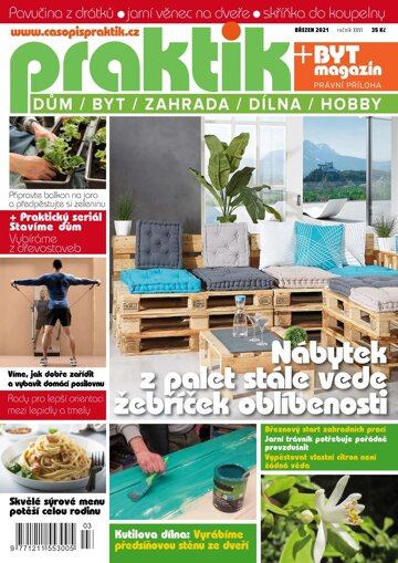 Obálka e-magazínu PRAKTIK & příloha Byt magazín 3/2021