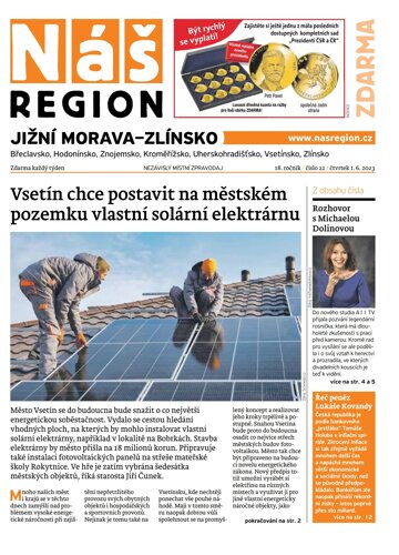 Obálka e-magazínu Náš Region - Jižní Morava/Zlínsko 22/2023