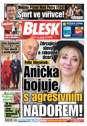 Obálka e-magazínu Blesk 30.10.2023