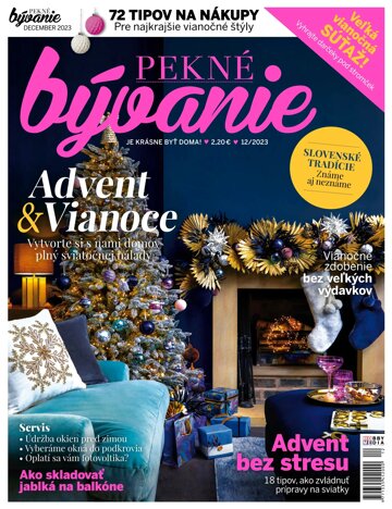 Obálka e-magazínu Pekné bývanie 12/2023