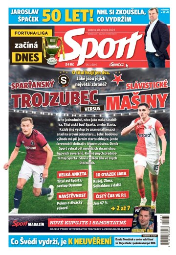 Obálka e-magazínu Sport 10.2.2024