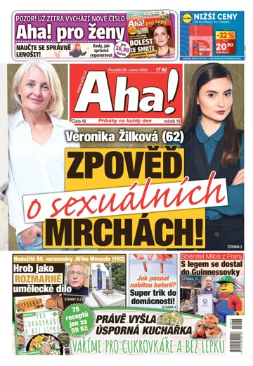 Obálka e-magazínu AHA! 26.2.2024