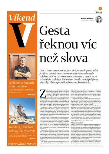 Obálka e-magazínu Hospodářské noviny - příloha Víkend 144 - 26.7.2024 Víkend