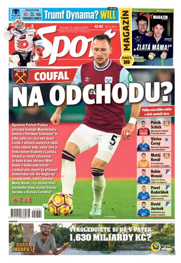 Obálka e-magazínu Sport 17.4.2025