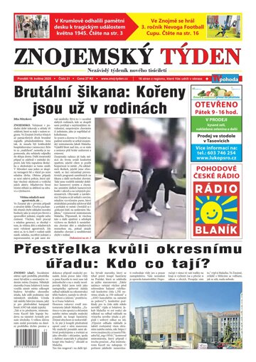 Obálka e-magazínu Znojemský týden 21/2025