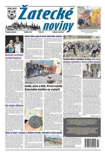 Obálka e-magazínu Žatecké noviny 23/25