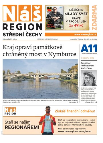 Obálka e-magazínu Náš Region - Střední Čechy 24/2025