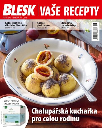 Obálka e-magazínu BLESK VAŠE RECEPTY 8/2025