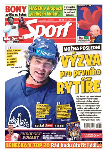 Obálka e-magazínu Sport 8.9.2025