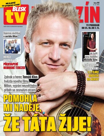 Obálka e-magazínu Blesk Tv magazín - 31.10.2025