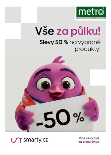 Obálka e-magazínu deník METRO 18.5.2026