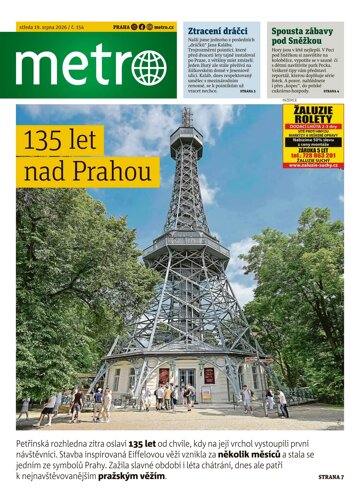 Obálka e-magazínu deník METRO 19.8.2026