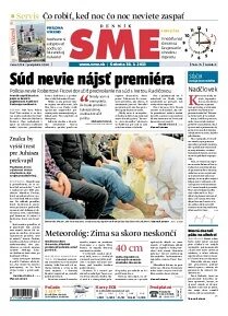 Obálka e-magazínu SME 30.3.2013