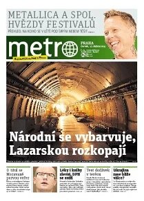 Obálka e-magazínu deník METRO 17.4.2014