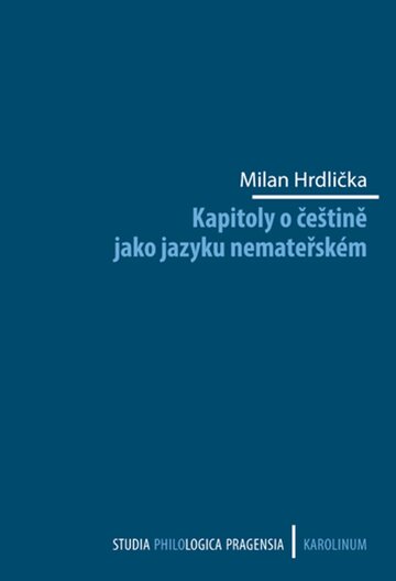 Obálka knihy Kapitoly o češtině jako jazyku nemateřském