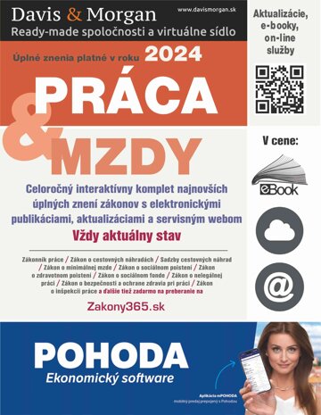 Obálka knihy Práca & Mzdy 2024