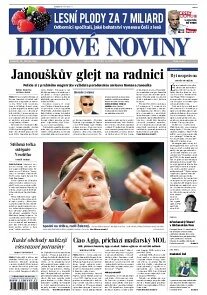 Obálka e-magazínu Lidové noviny 18.8.2014