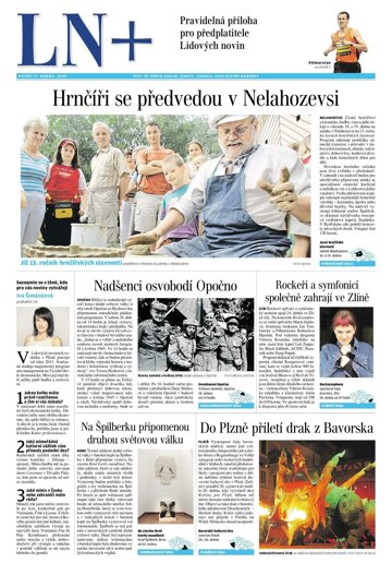 Obálka e-magazínu LN+ Čechy - 17.4.2015