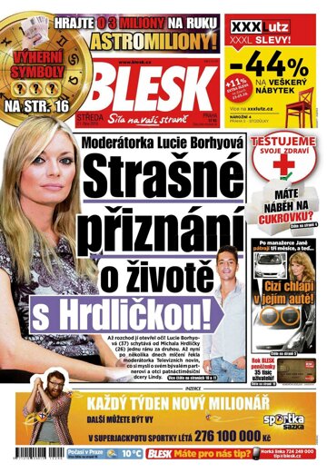 Obálka e-magazínu Blesk 21.10.2015