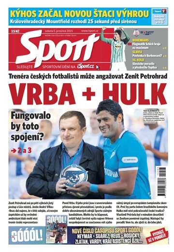 Obálka e-magazínu Sport 5.12.2015