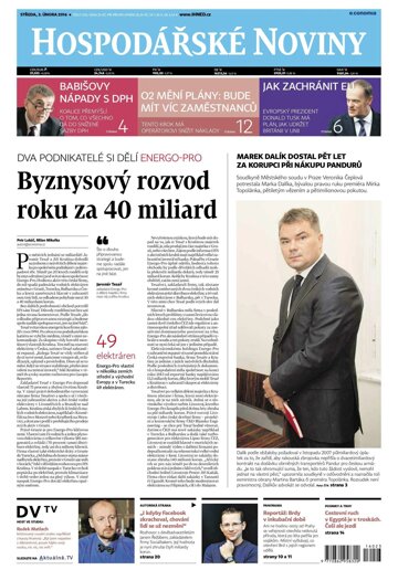 Obálka e-magazínu Hospodářské noviny 023 - 3.2.2016