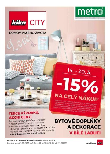 Obálka e-magazínu deník METRO 14.3.2016