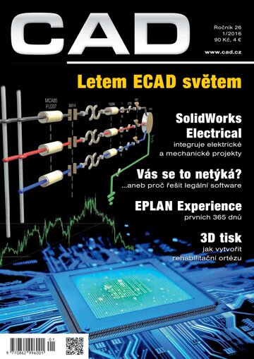 Obálka e-magazínu CAD 1/2016