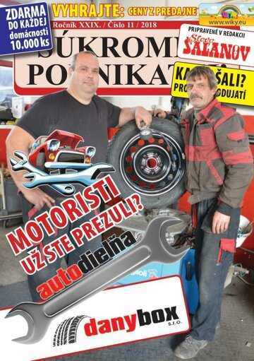 Obálka e-magazínu Súkromný podnikateľ 11/2018