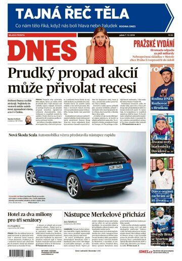 Obálka e-magazínu MF Dnes 7.12.2018