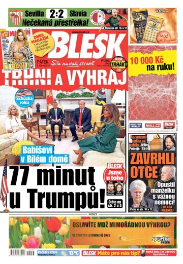 Obálka e-magazínu Blesk 8.3.2019