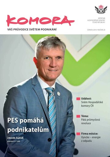 Obálka e-magazínu KOMORA 6/2019