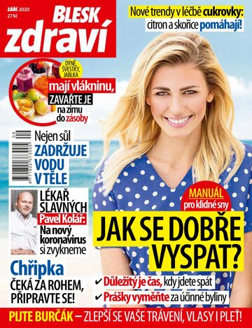 Obálka e-magazínu Blesk Zdraví 9/2020