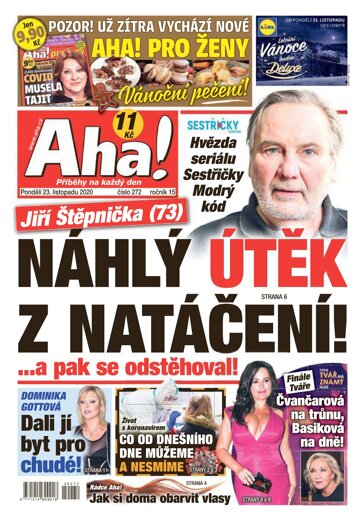 Obálka e-magazínu AHA! 23.11.2020