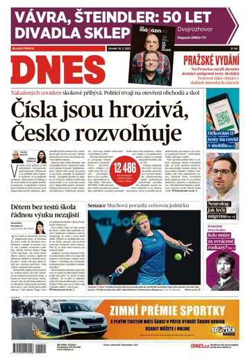 Obálka e-magazínu MF Dnes 18.2.2021