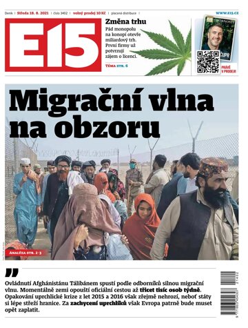 Obálka e-magazínu E15 18.8.2021