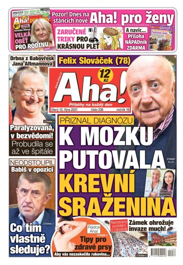 Obálka e-magazínu AHA! 12.10.2021