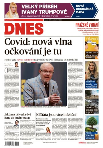 Obálka e-magazínu MF Dnes 16.7.2022