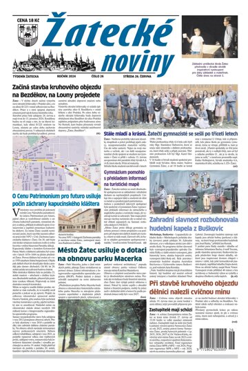 Obálka e-magazínu Žatecké noviny 26/24