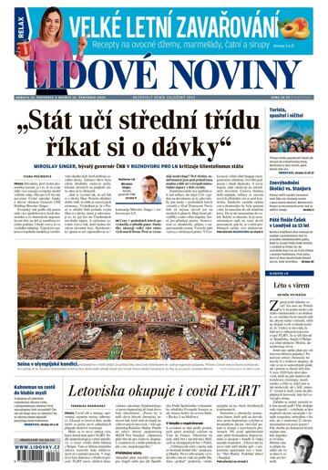 Obálka e-magazínu Lidové noviny 13.7.2024