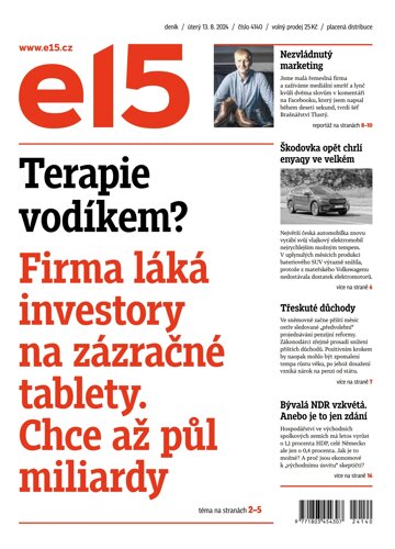 Obálka e-magazínu E15 13.8.2024