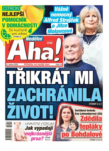Obálka e-magazínu Nedělní AHA! 6.4.2025