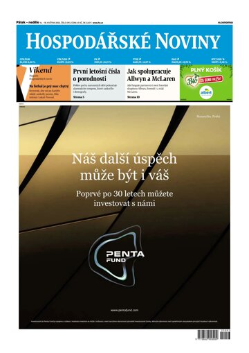 Obálka e-magazínu Hospodářské noviny 093 - 16.5.2025